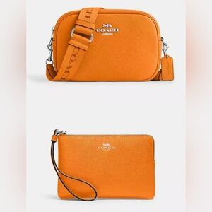 🧡 Coach Jaime camera bag & wristlet bundle 🧡
